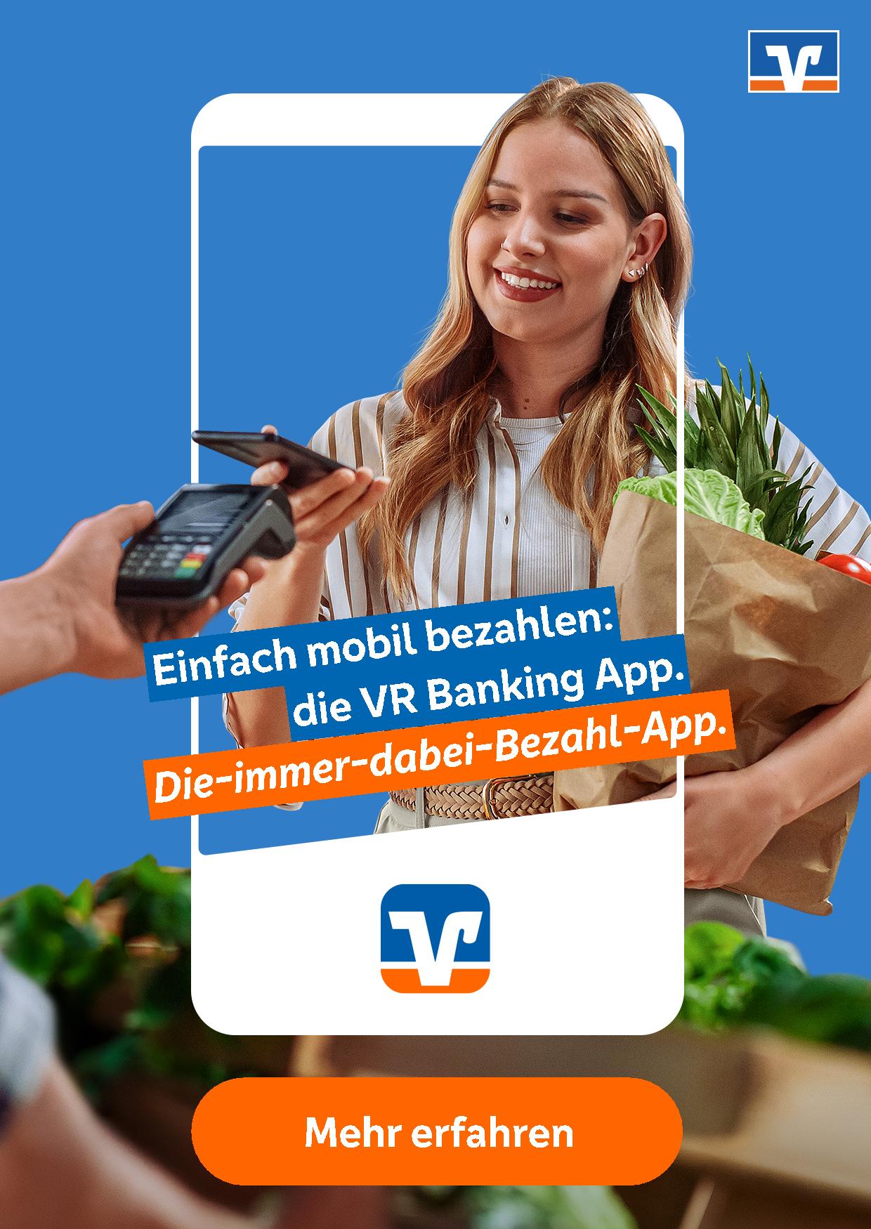 Volksbanken Raiffeisenbanken Prospekt Einfach mobil bezahlen: Die VR Banking App mit Seite in Irsee und Umgebung